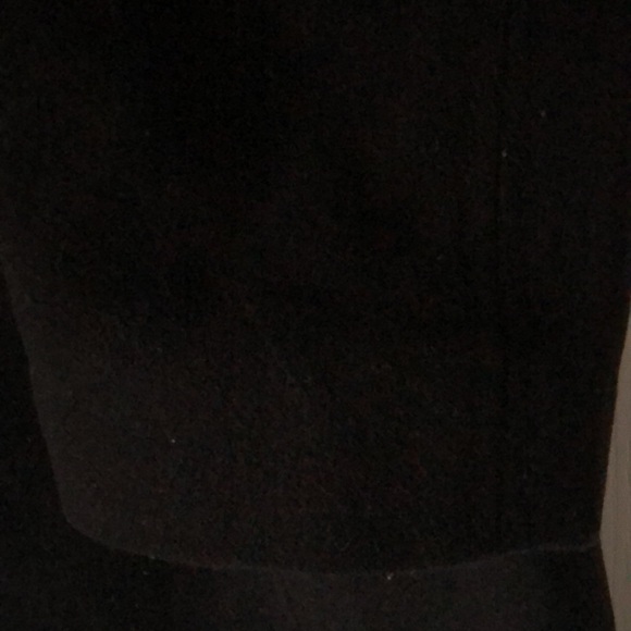 Women's Kristen Blake fall lambwool cashmere long career Black Coat - Picture 3 of 15